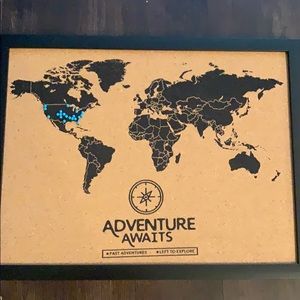 Travel cork board / pin board
